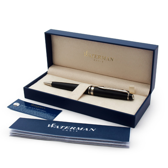 워터맨 볼펜 엑스퍼트3 매트블랙 CT