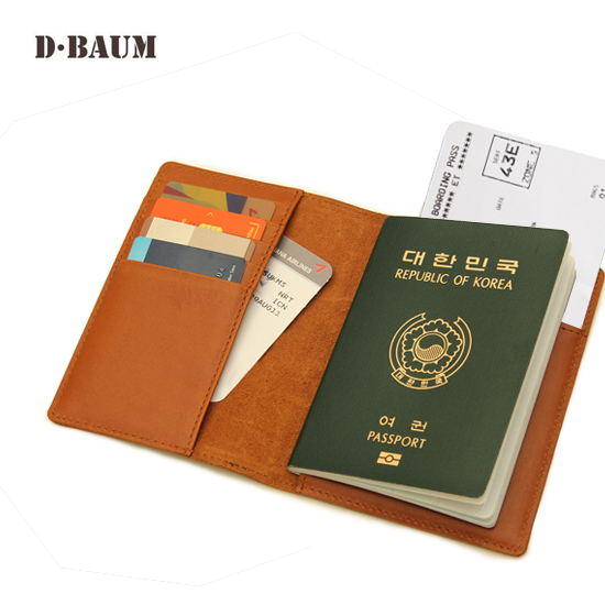 디바움 에르데 천연 소가죽 여권지갑
