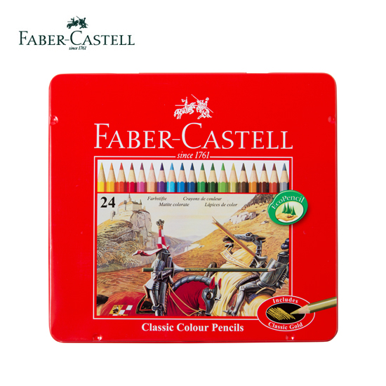 파버카스텔 색연필 일반 24색 (115845)