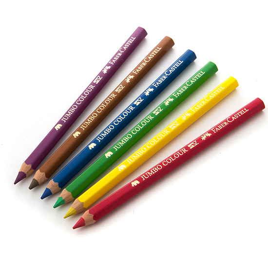 파버카스텔 점보 색연필 6색 세트 (111606)
