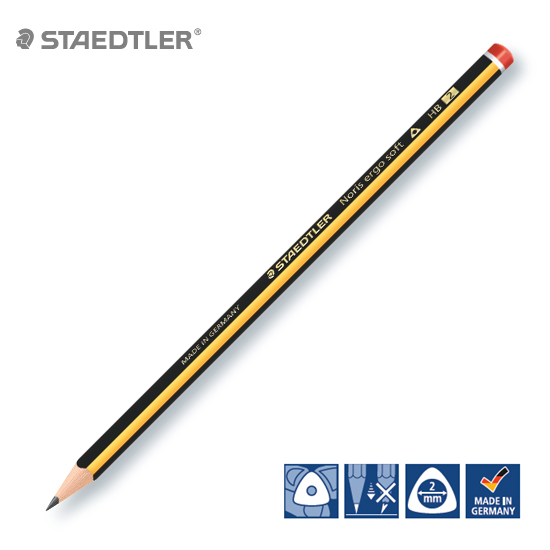 스테들러 삼각 연필 노리스 에고소프트 152 (12자루)