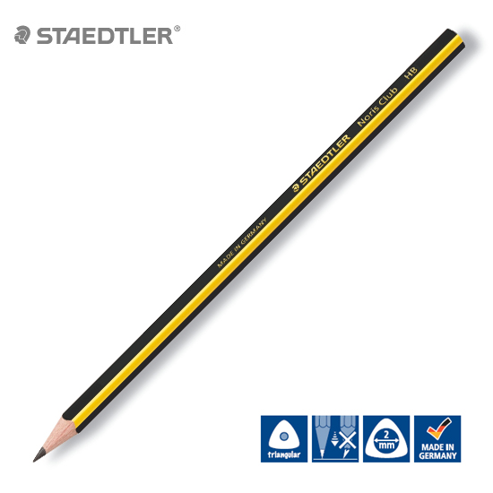 스테들러 삼각 연필 노리스 클럽 118 HB (12자루)