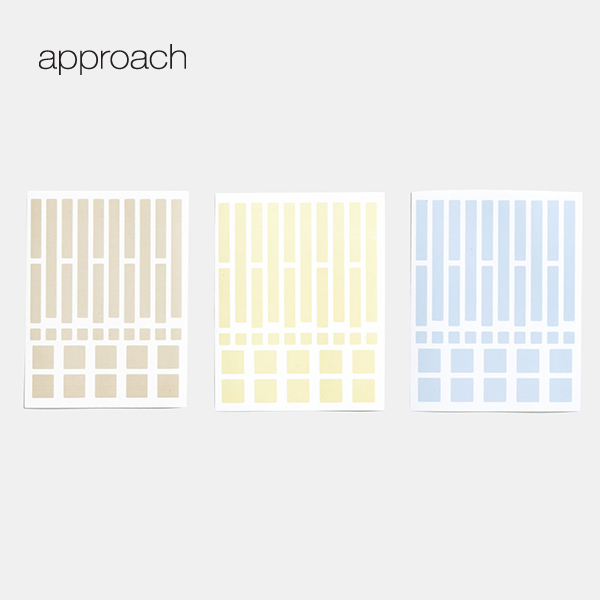 어프로치 반투명 하이라이트 스티커