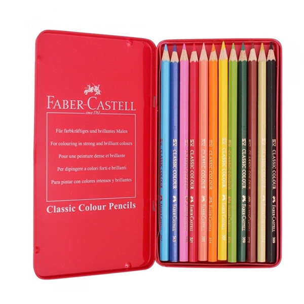 파버카스텔 색연필 일반 12색 (115844)