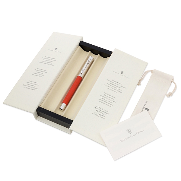 그라폰 만년필 기로쉐 인디아 레드