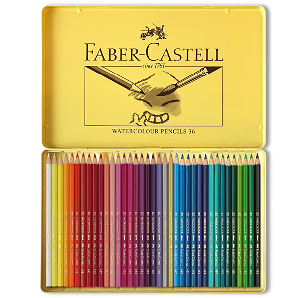 파버카스텔 x 카카오프렌즈 라이언 수채색연필 36색 세트 136404