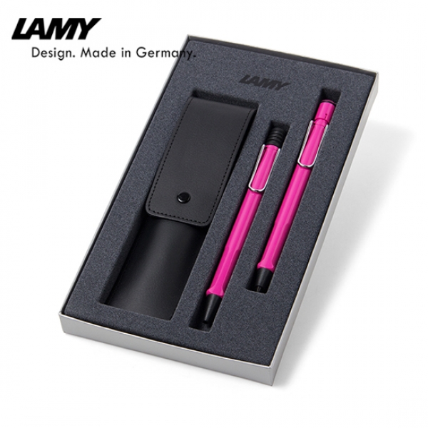 라미 사파리 볼펜 샤프 펜파우치 세트 (8색)