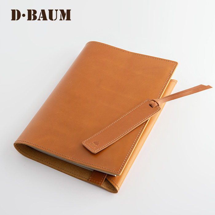 디바움 천연 소가죽 북커버 & 북마크 세트